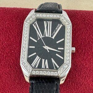Vintage Marc Ecko Stainless Steel Watch with crystal Bezel.